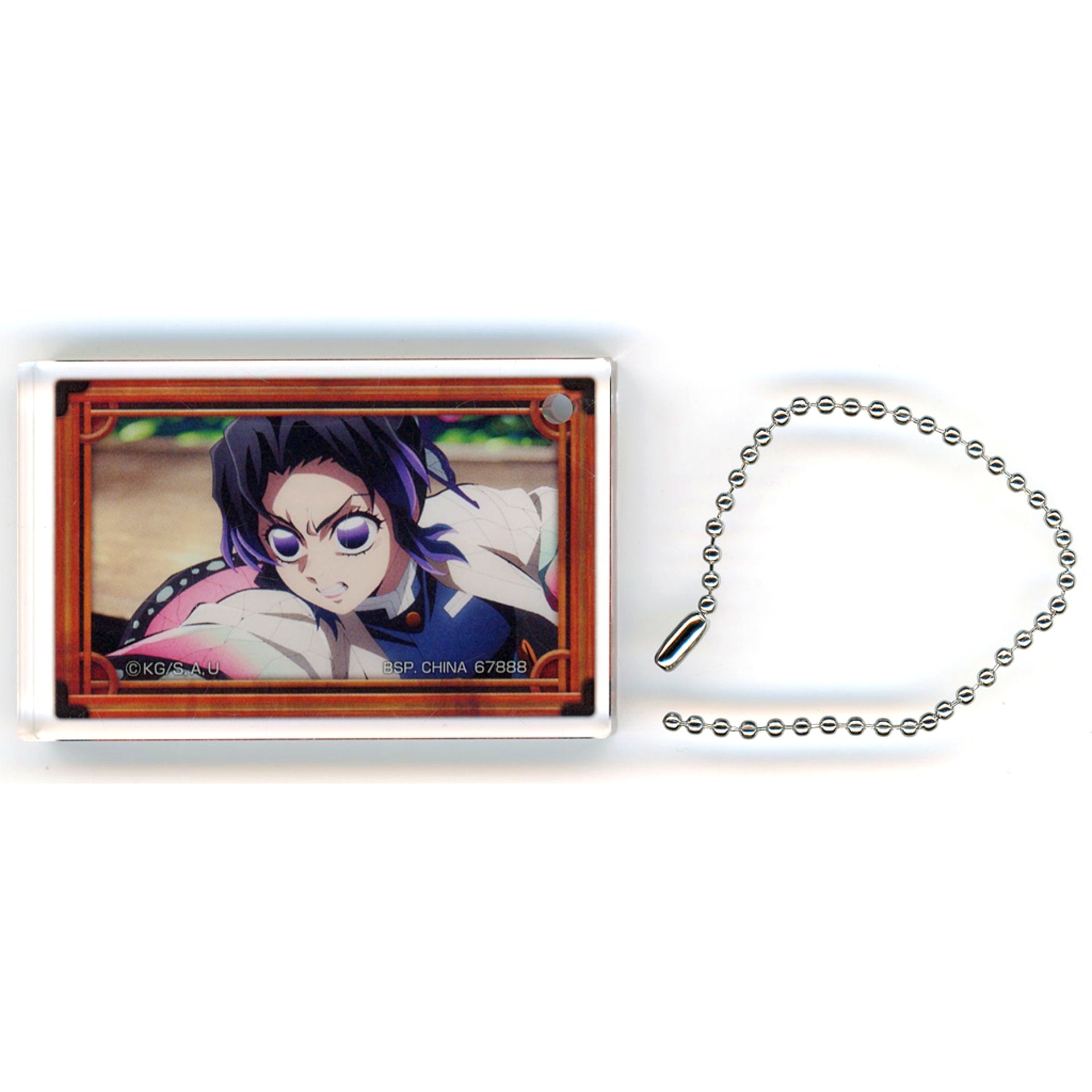 Shinobu Kocho Acrylitz Keyring Ichiban Kuji Demon Slayer Kimetsu no Yaiba Sisters Vengeance Prize E [USED]