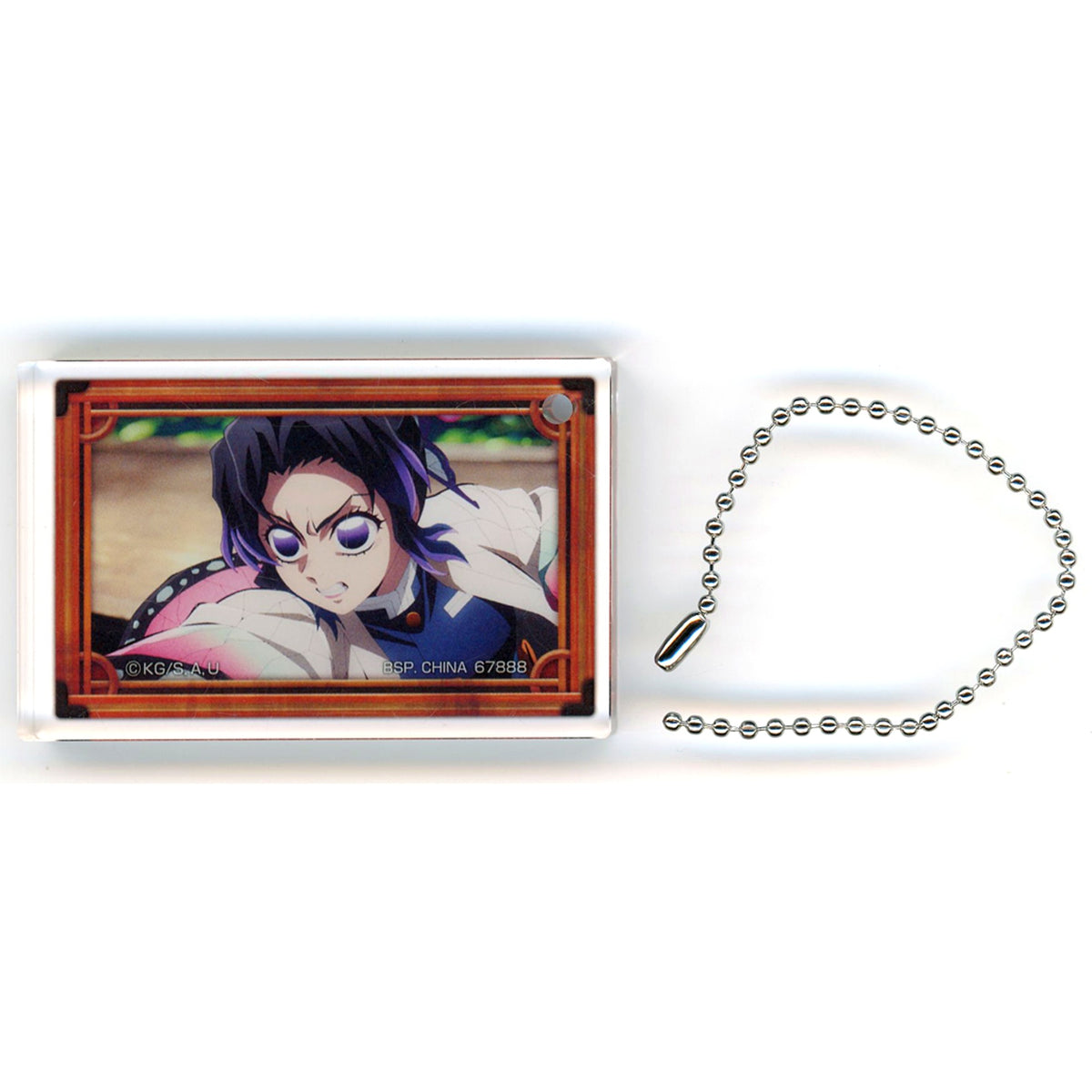 Shinobu Kocho Acrylitz Keyring Ichiban Kuji Demon Slayer Kimetsu no Yaiba Sisters Vengeance Prize E [USED]