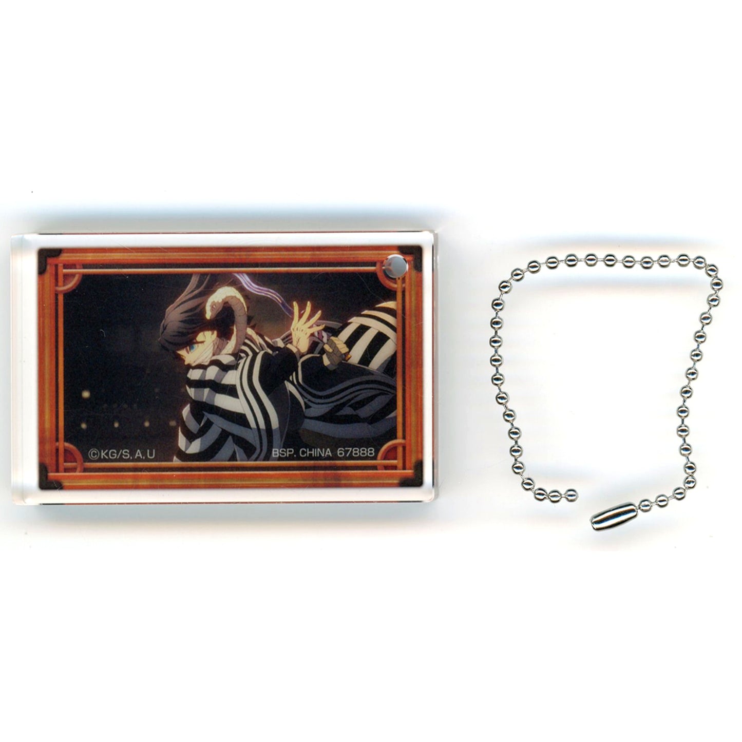 Obanai Iguro E Prize Acrylits Keychain Ichiban Kuji Demon Slayer Ane no Kataki [USED]