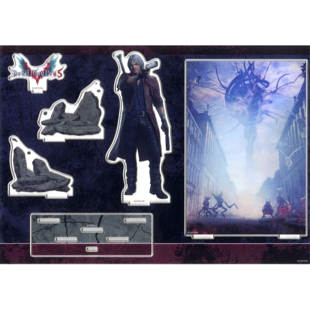 Dante B-2 Prize Acrylic Diorama Capcom Kuji Devil May Cry 5 Kuji [USED]