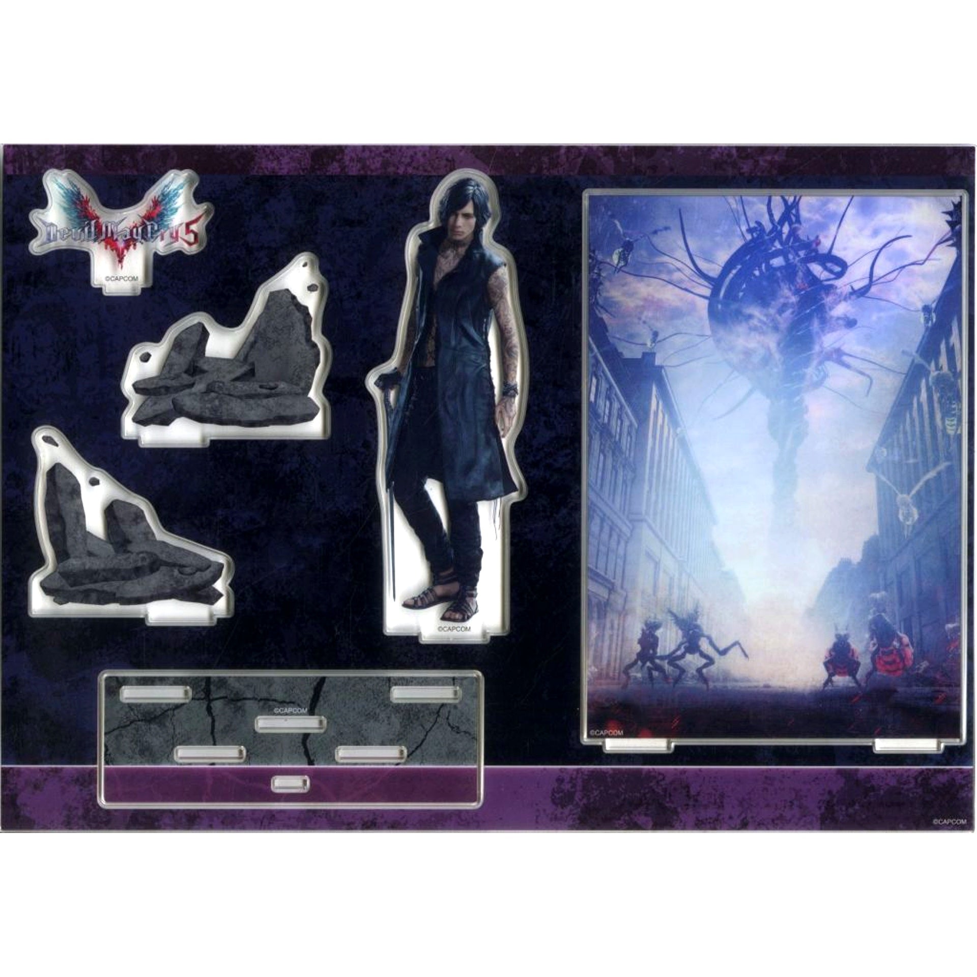 V B-3 Prize Devil May Cry 5 Acrylic Diorama Capkuji [USED]