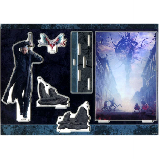 Vergil Prize B-4 Capkuji Devil May Cry 5 Kuji Acrylic Diorama [USED]