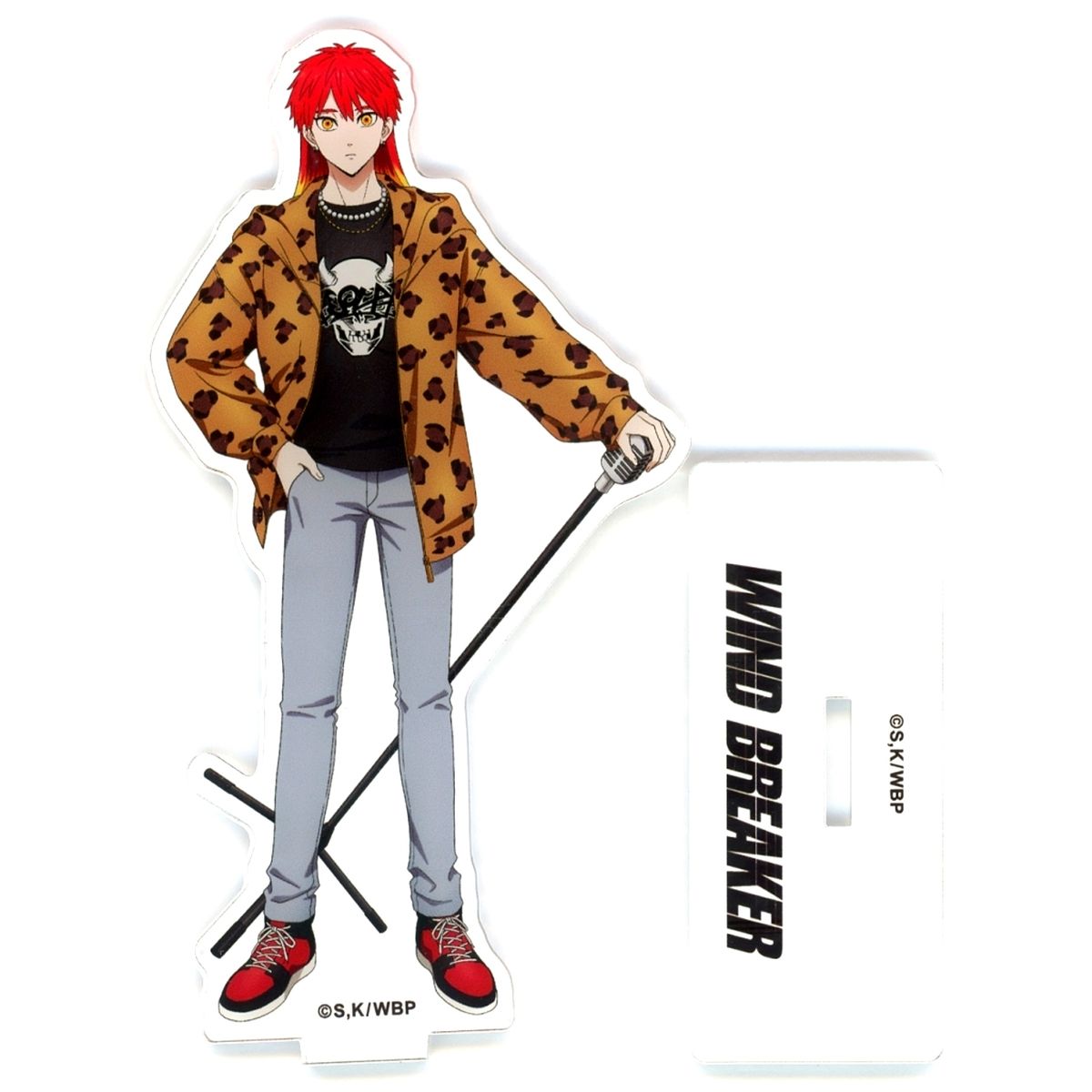 Chika Takiishi Original Acrylic Stand Wind Breaker x Karaoke Shop Joysound Collaboration Campaign [USED]