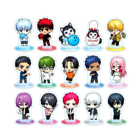 Set of 15 Kuroko's Basketball Trading Chibi Character Acrylic Stand [USED]