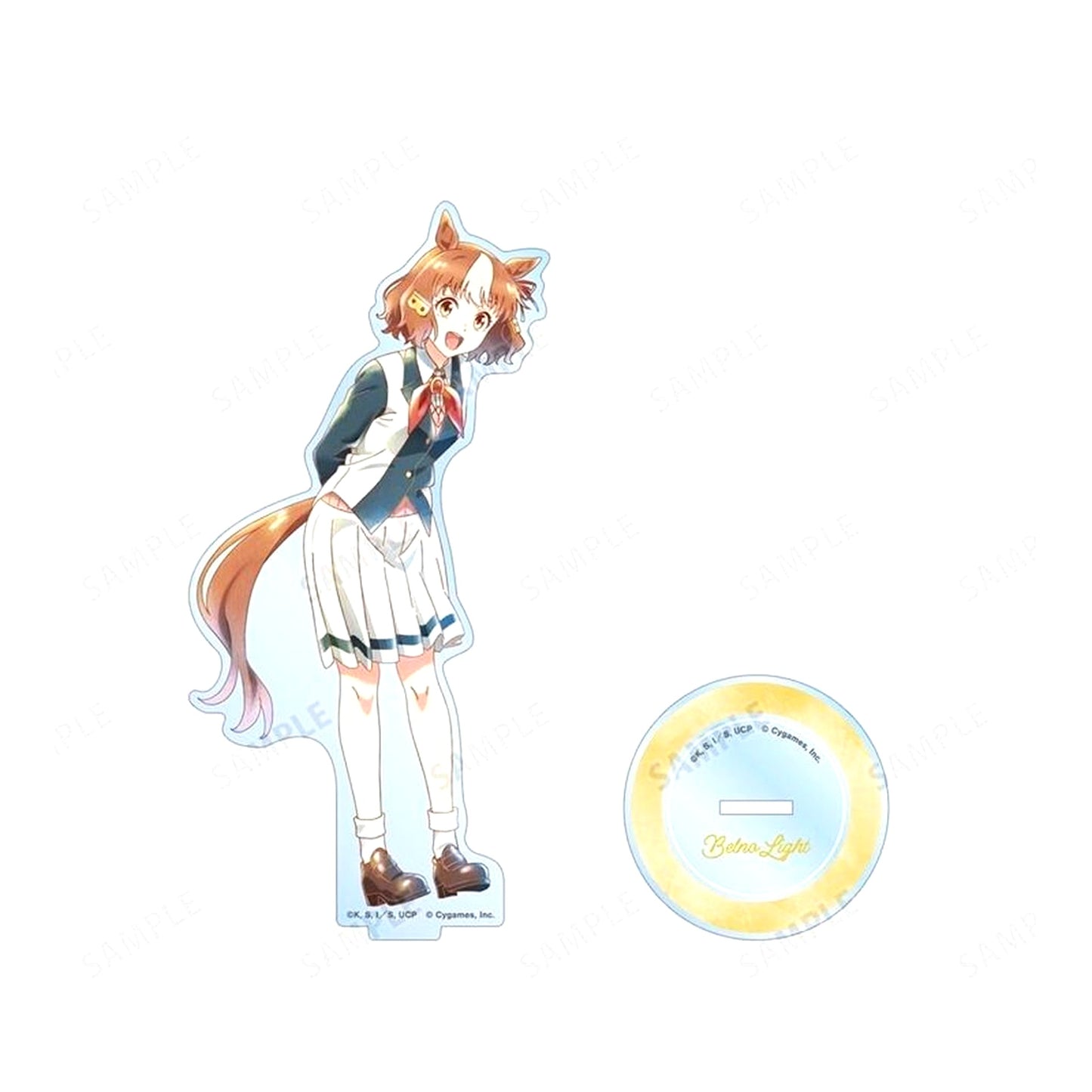 Bellno Light Ani-Art aqua label BIG Acrylic Stand Anime Umamusume Cinderella Gray [USED]
