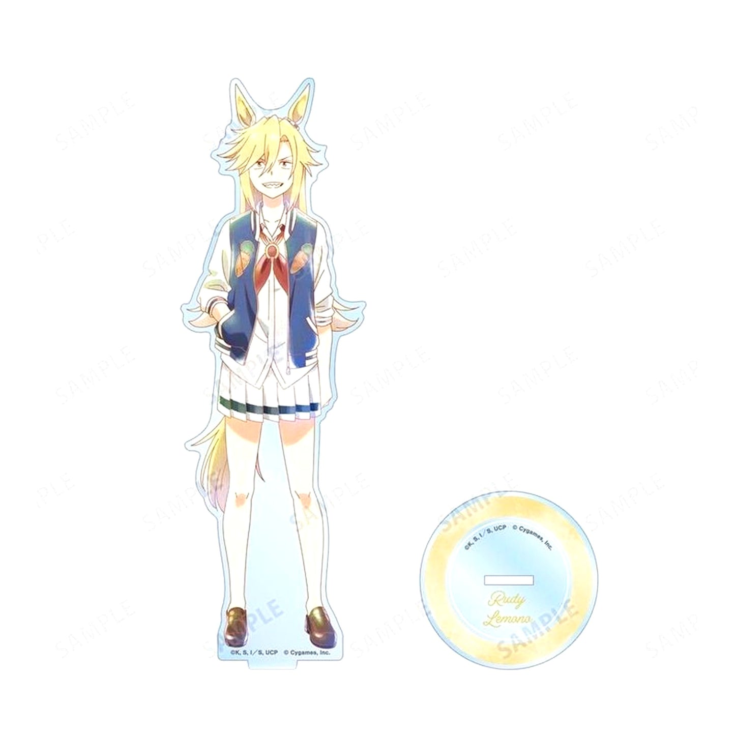 Rudy Remono Anime Umamusume: Cinderella Gray Ani-Art aqua label BIG Acrylic Stand [USED]