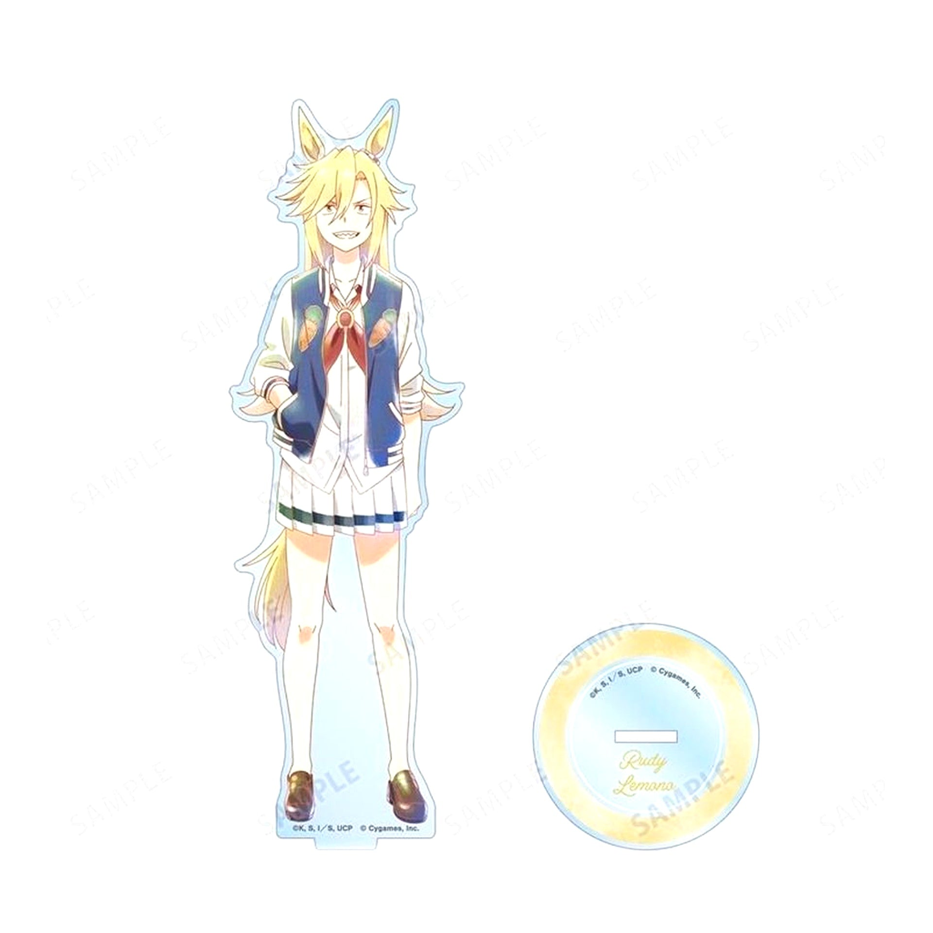 Rudy Remono Anime Umamusume: Cinderella Gray Ani-Art aqua label BIG Acrylic Stand [USED]