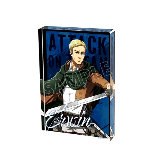 Erwin Smith Attack on Titan Illustration After the Battle Ver. Acrylic Block [USED]