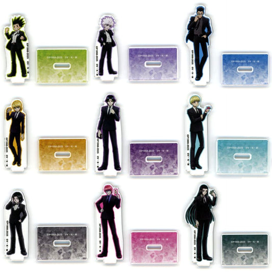 Set of 9 Hunter x Hunter Animate Fair in 2025 Winter Illustration Suit Post-Battle Ver. Trading Acrylic Stand [USED]