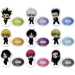 Set of 9 HUNTER x HUNTER Animate Fair in 2025 Winter Trading Chibi Character Suit Ver. Acrylic Stand [USED]