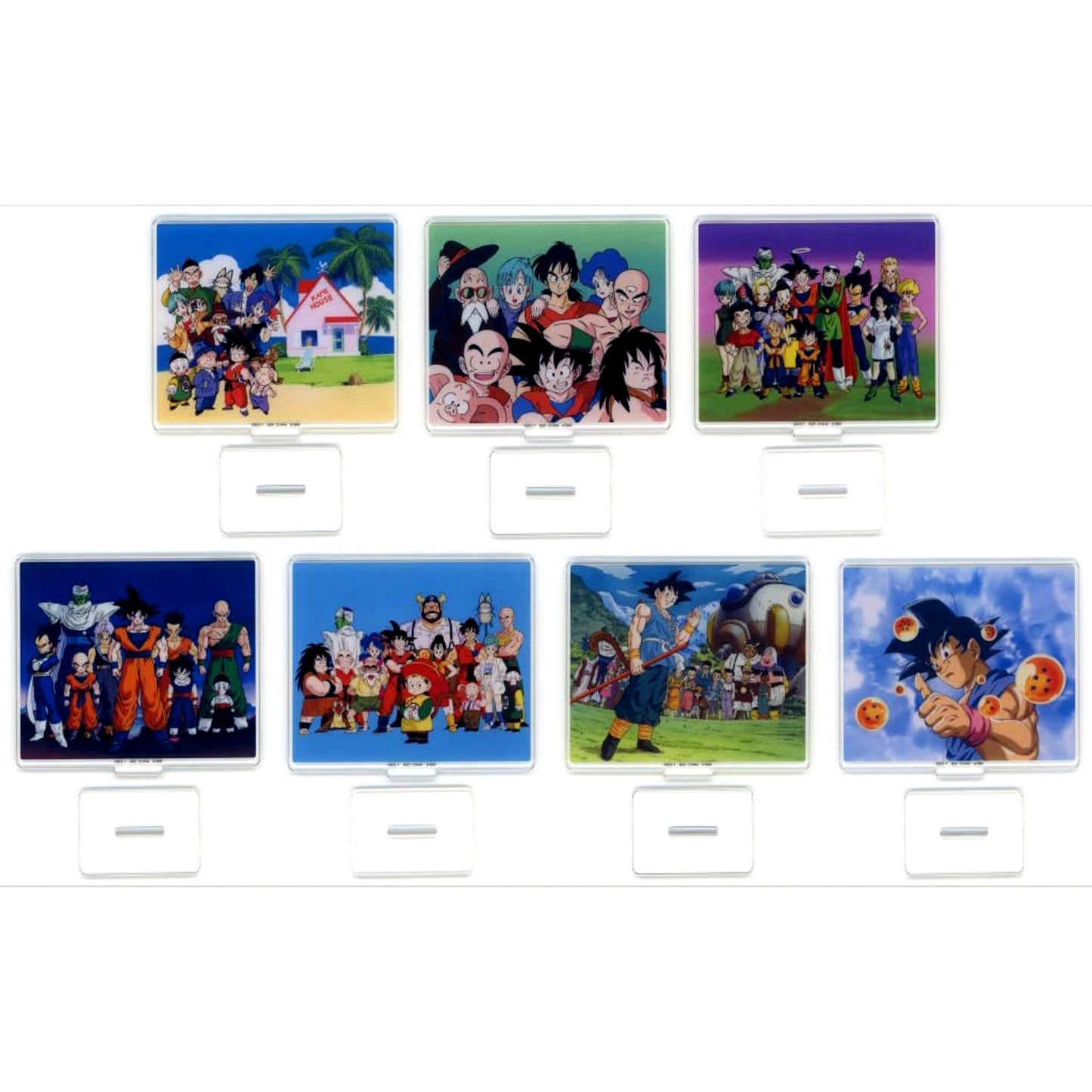 Dragon Ball Ichiban Kuji DRAGONBALL SNAP COLLECTION2 Acrylic Stand Set of All 7 Types Prize E [USED]