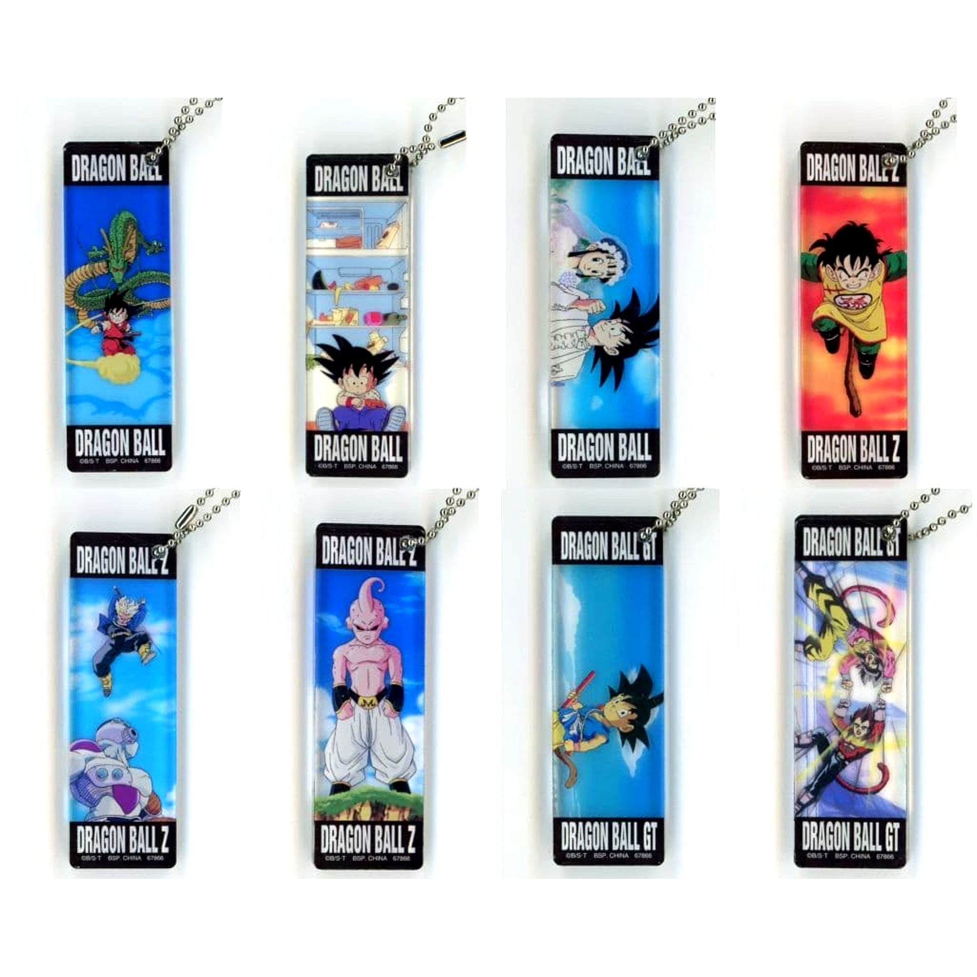 Son Goku & Others Dragon Ball All 8 Types Set Ichiban Kuji DRAGON BALL SNAP COLLECTION 2 Acrylic Charms Prize H [USED]