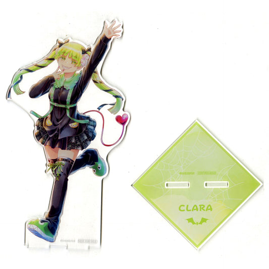 Clara Valac Color Extra Large Acrylic Stand Anime Welcome to Demon School! Iruma-kun Illustration Black Outfit Ver. Ani-Art Winning Prize [USED]