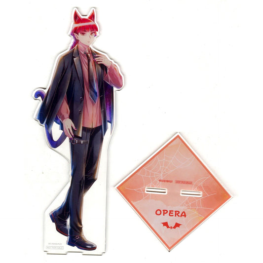 Opera Color Extra Large Acrylic Stand Anime Welcome to Demon School! Iruma-kun Illustration Black Outfit Ver. Ani-Art Winning Prize [USED]