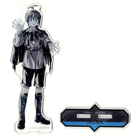 Iruma Suzuki Metallic Extra Large Acrylic Stand Anime Welcome to Demon School! Iruma-kun Illustration Black Outfit Ver. Ani-Art Winning Prize [USED]