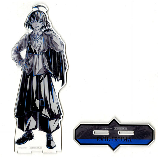 Wicked Phase Iruma Metallic Extra Large Acrylic Stand Anime Welcome to Demon School! Iruma-kun Illustration Black Outfit Ver. Ani-Art Winning Prize [USED]