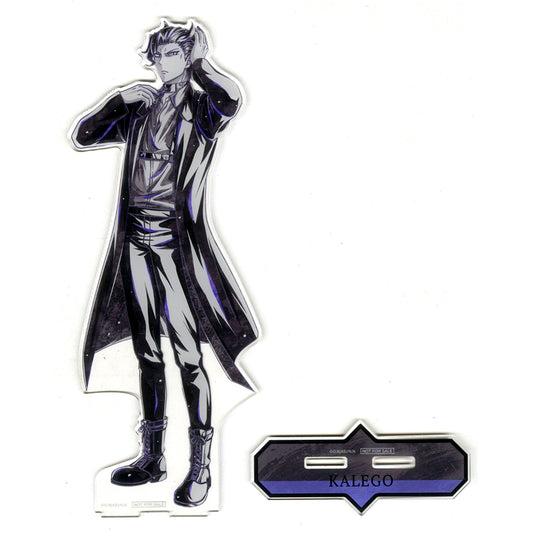 Kalego Naberius Metallic Extra Large Acrylic Stand Anime Welcome to Demon School! Iruma-kun Illustration Black Outfit Ver. Ani-Art Winning Prize [USED]