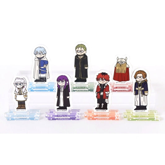 Set of 7 Frieren: Beyond Journey's End Jirori Trading Mini Acrylic Stand [USED]