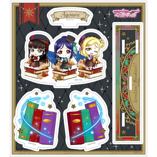 Kanan & Dia & Mari Acrylic Diorama Chara Dolce Magic School Ver. Love Live! Sunshine!! [USED]