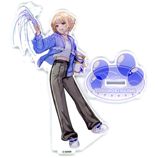 Todoroki Hajime Life-Size Acrylic Stand Party Ver. Virtual YouTuber Hololive ReGLOSS x Gokurakuyu Raku Spa Collabo 7th Furo Life [USED]