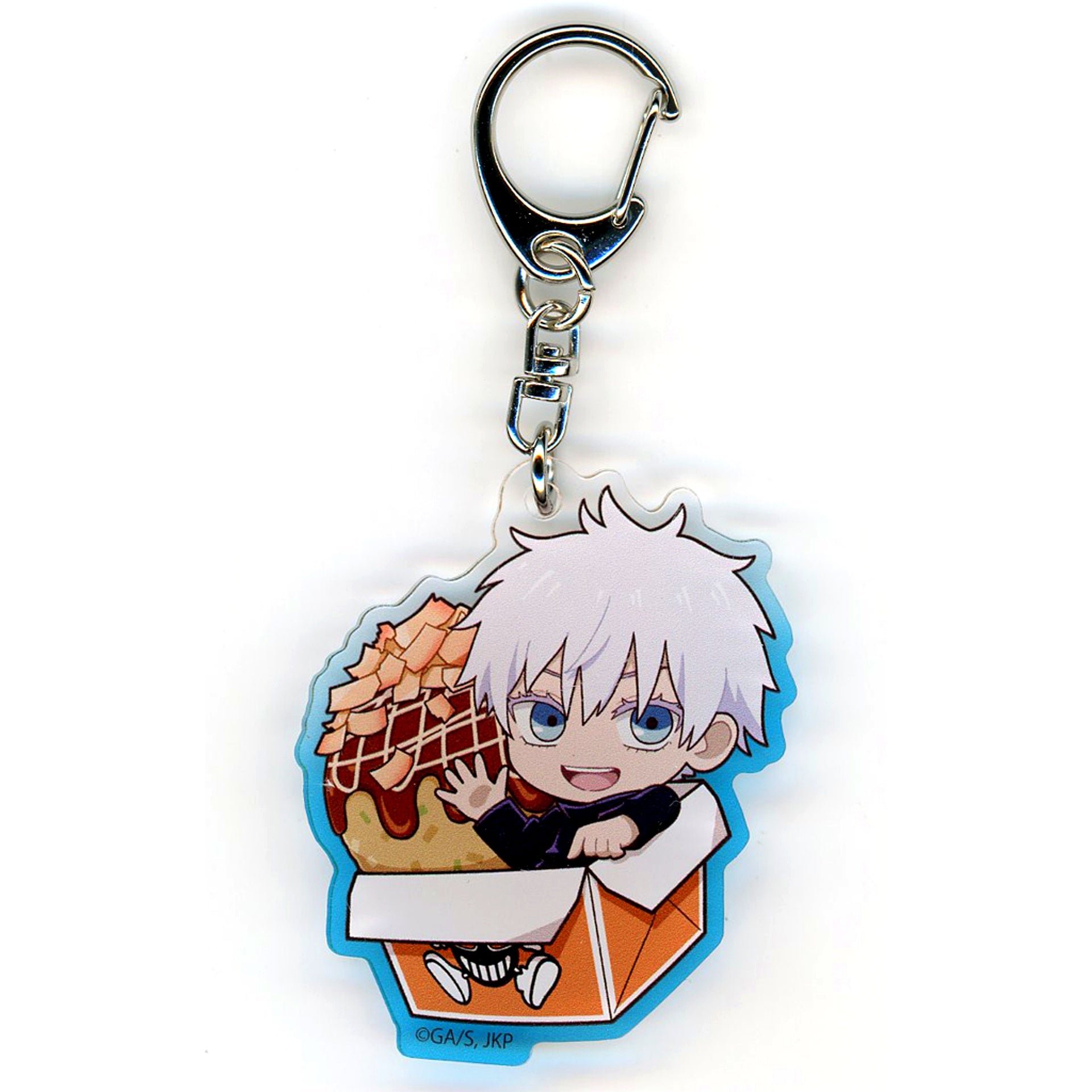 Satoru Gojo Jujutsu Kaisen x Bakudanyakihonpo Trading Acrylic Keychain [USED]