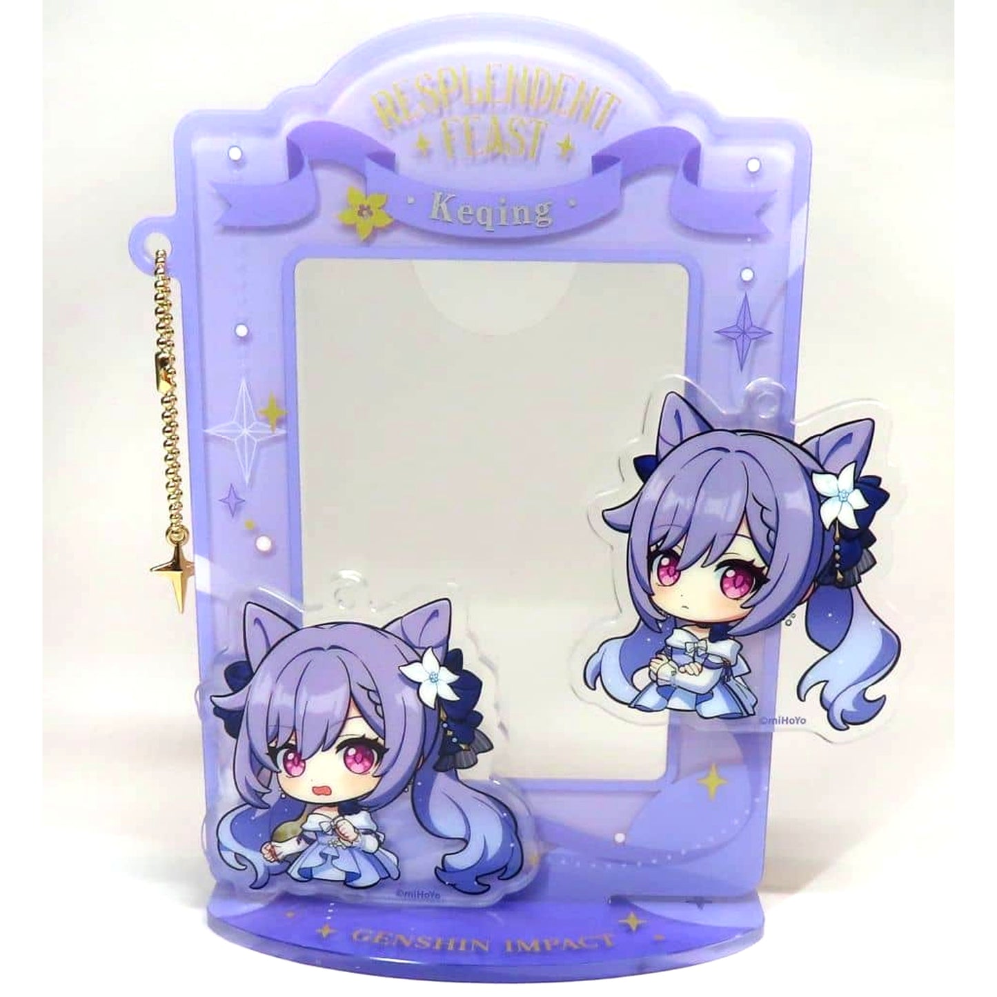 Keqing Genshin Impact Suiye Huayan Series Chibi Card Acrylic Stand [USED]
