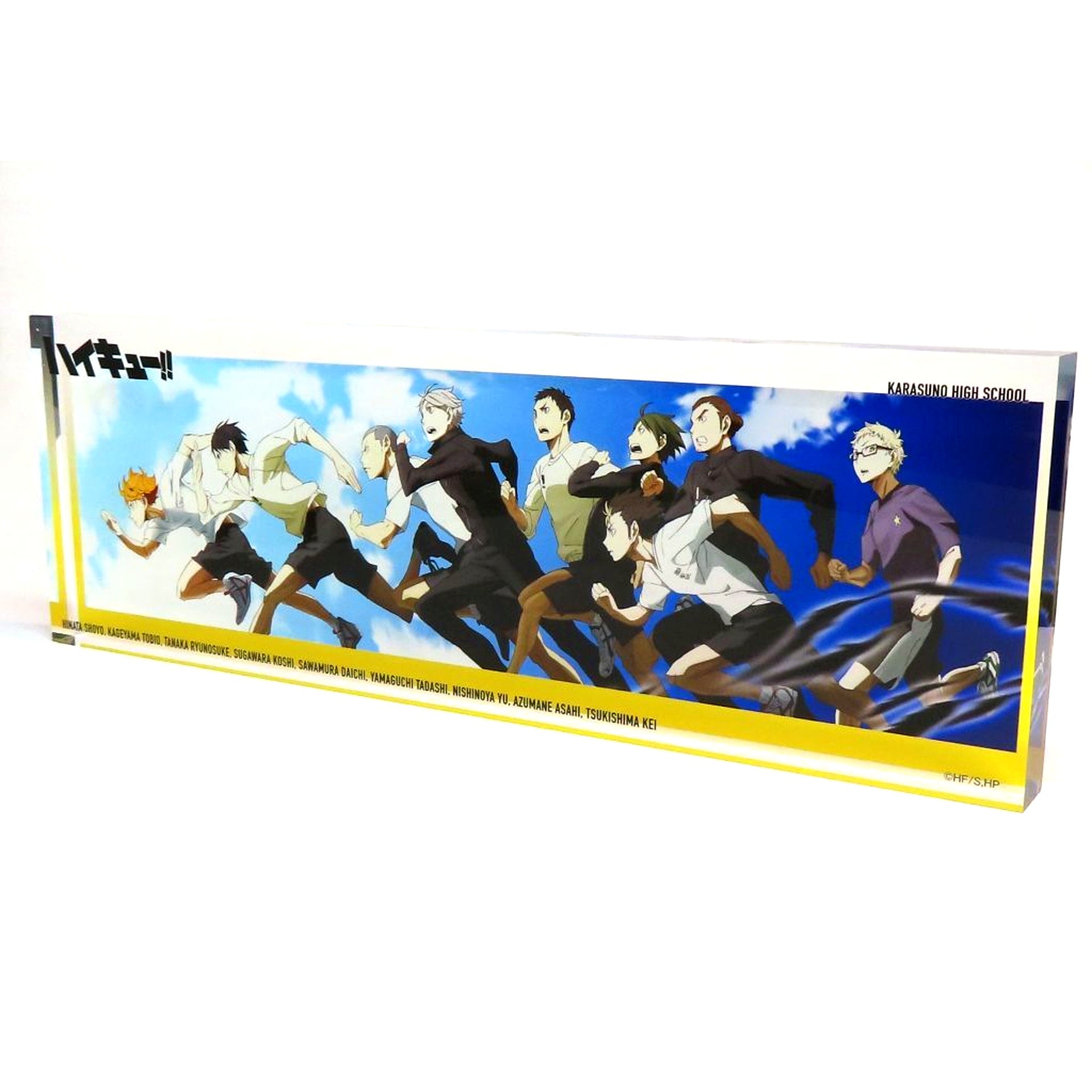 All Characters Dash Long Acrylic Block Haikyu!! [USED]