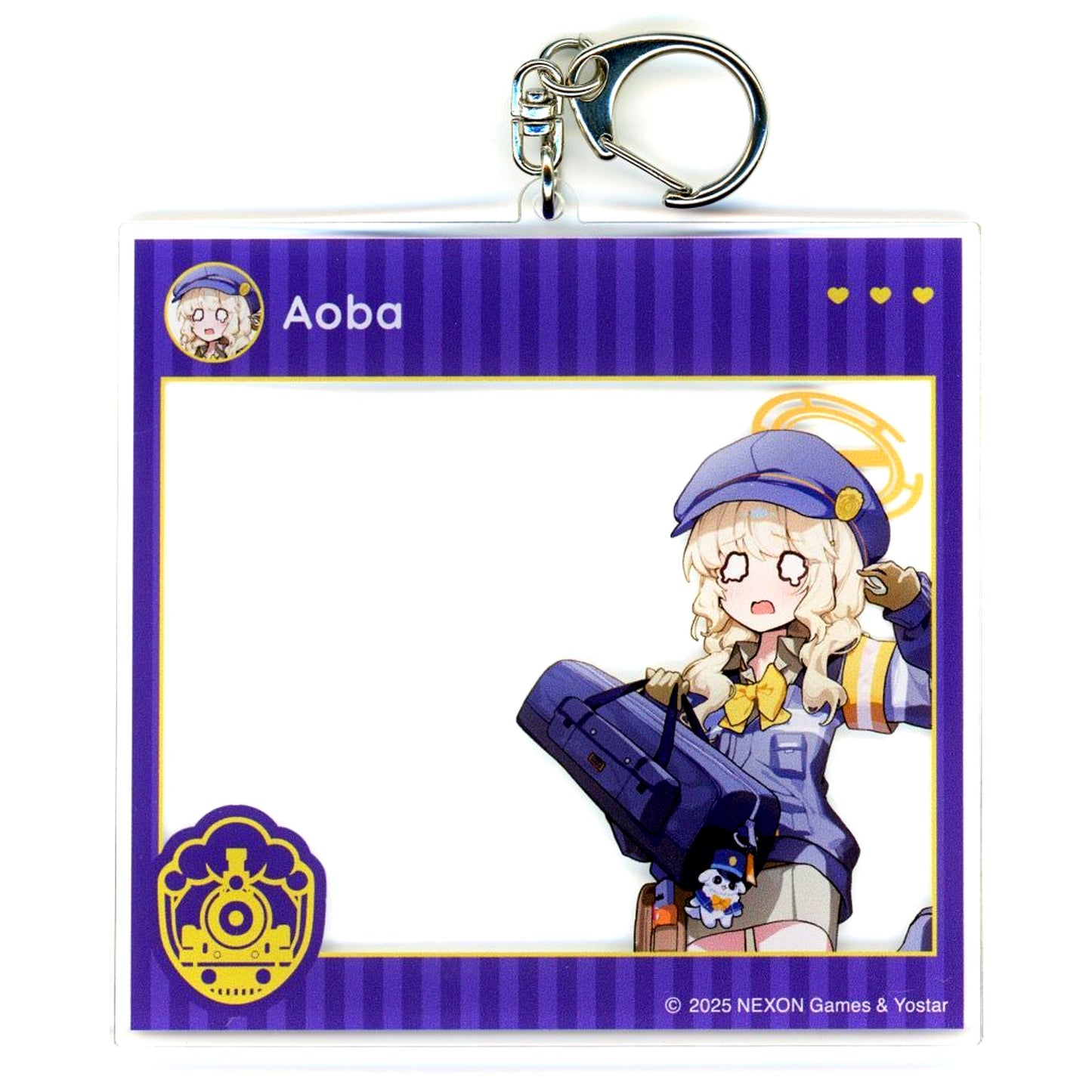 Aoba Utsumi Blue Archive Photo Frame Style Keychain Yostar OFFICIAL SHOP JR Akihabara [USED]