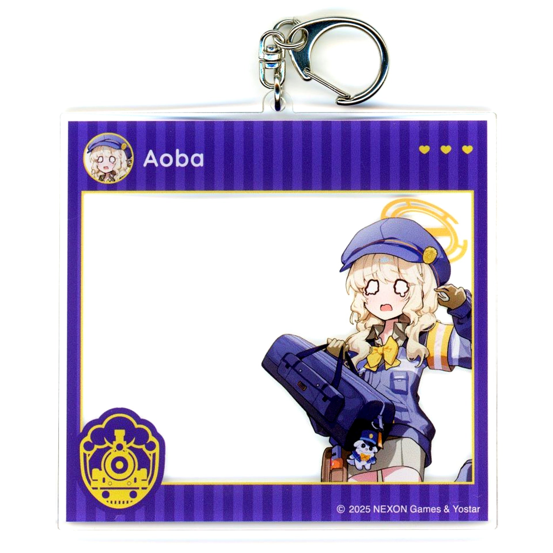 Aoba Utsumi Blue Archive Photo Frame Style Keychain Yostar OFFICIAL SHOP JR Akihabara [USED]