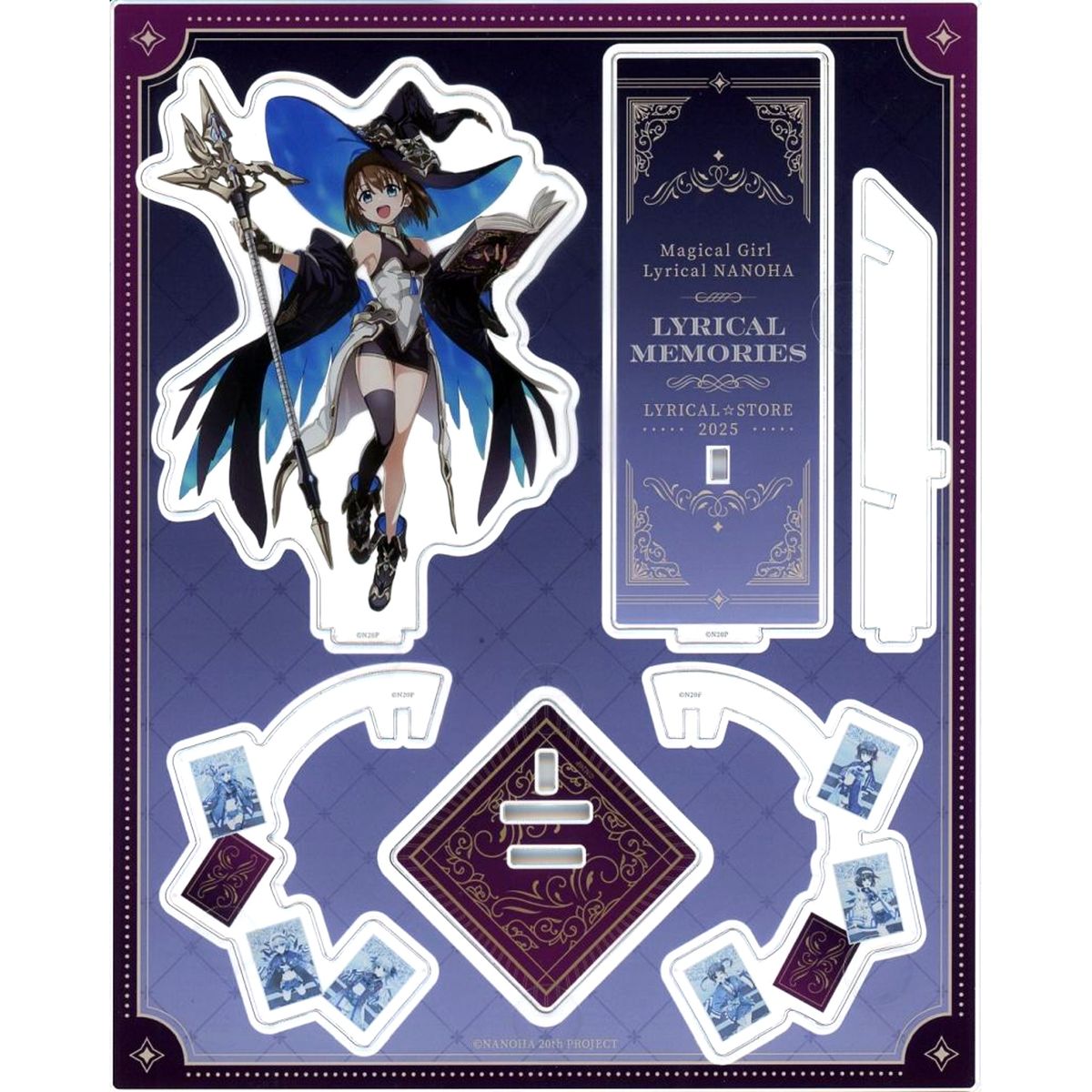 Hayate Yagami 3D Acrylic Stand Lyrical Memories Ver. Magical Girl Lyrical Nanoha Lyrical Store 2025 Lyrical Memories [USED]