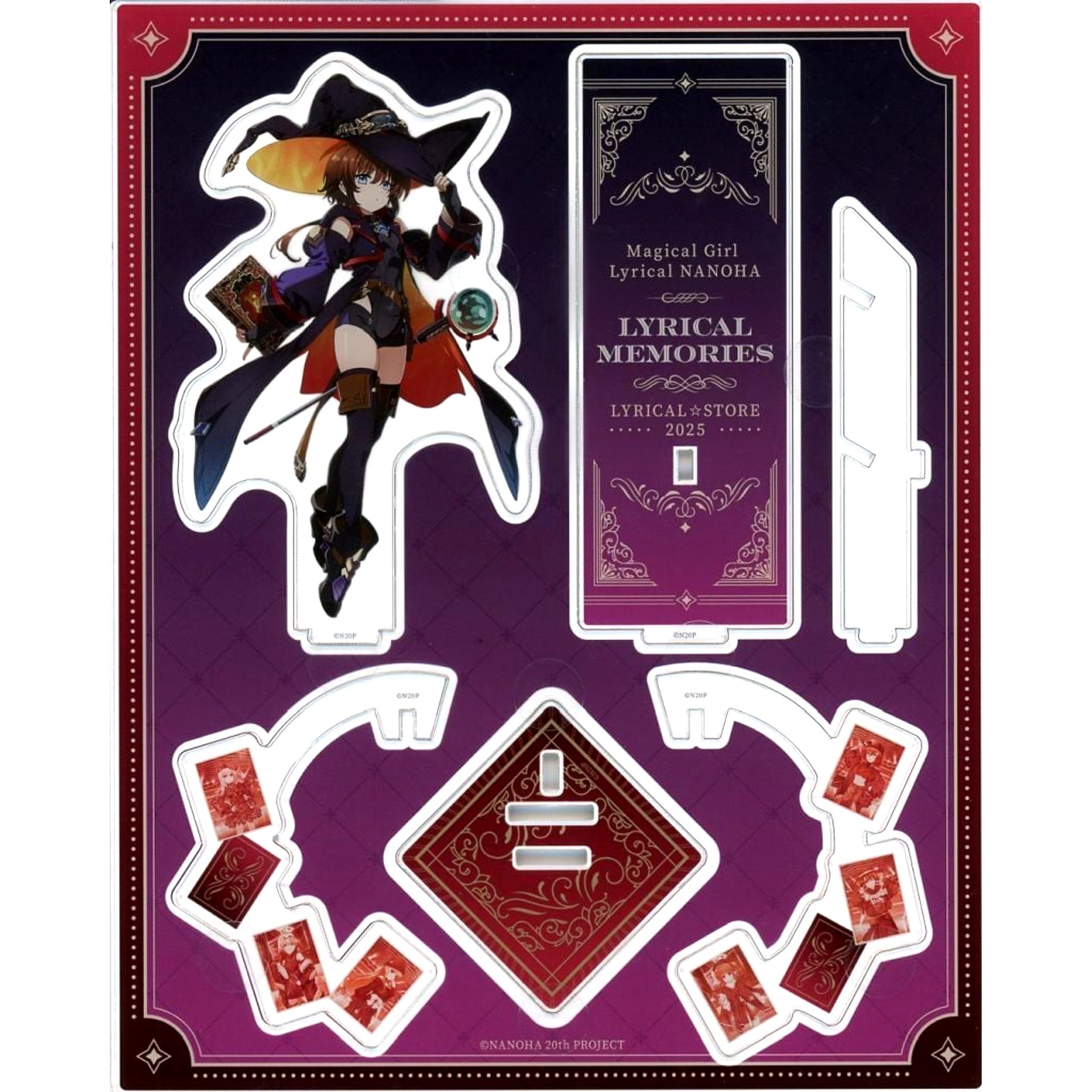 Stern the Destructor 3D Acrylic Stand Lyrical Memories Ver. Magical Girl Lyrical Nanoha Lyrical Store 2025 Lyrical Memories [USED]