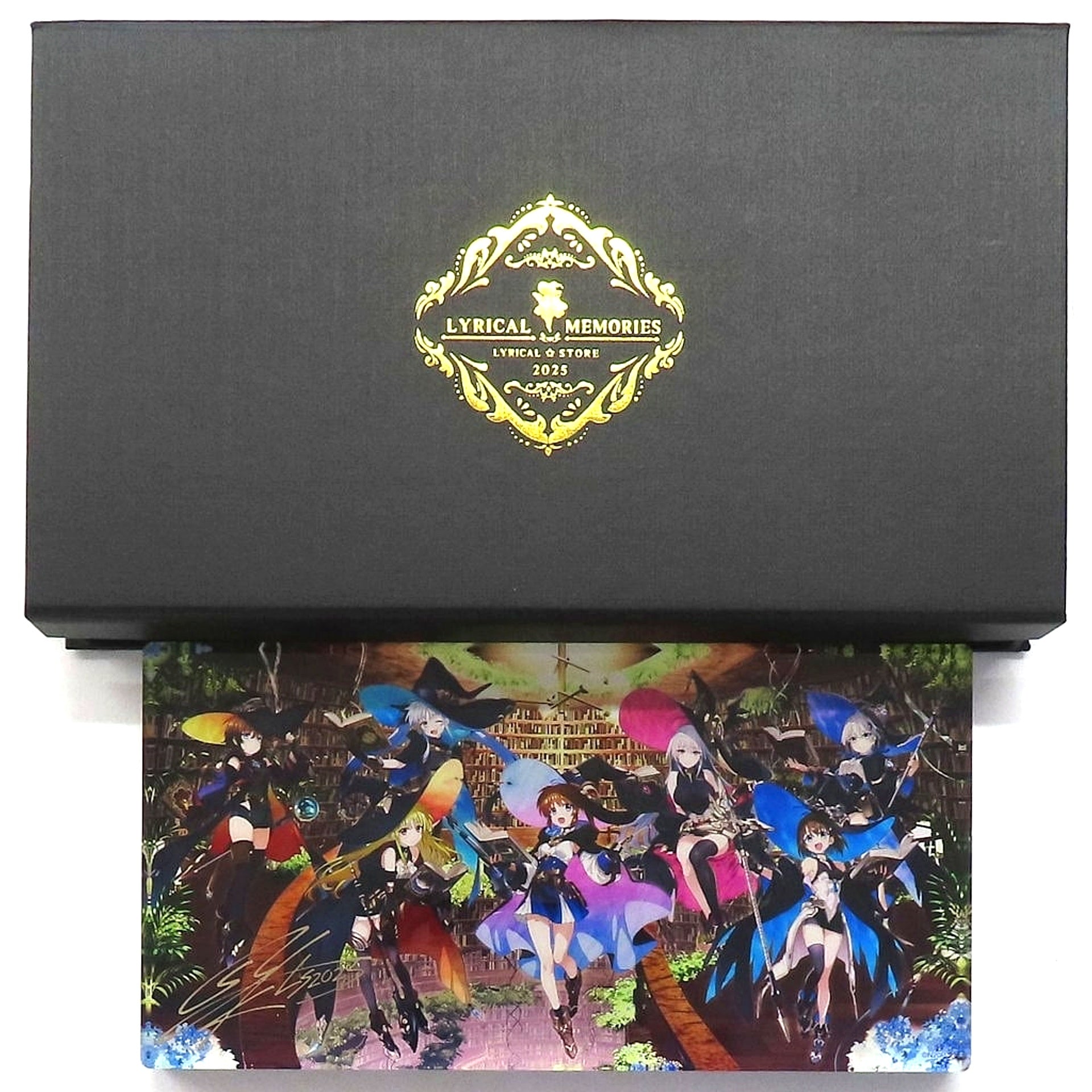 Group Acrylic Block Lyrical Memories Ver. Magical Girl Lyrical Nanoha Lyrical Store 2025 Lyrical Memories [USED]