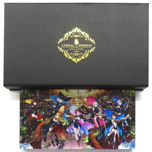 Group Acrylic Block Lyrical Memories Ver. Magical Girl Lyrical Nanoha Lyrical Store 2025 Lyrical Memories [USED]