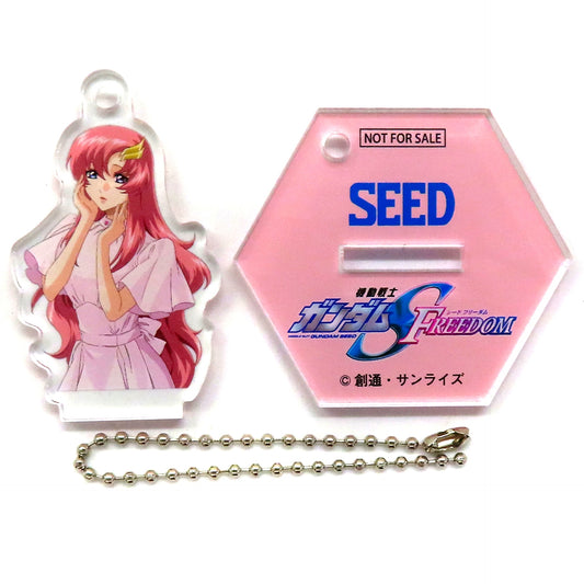 Lacus Clyne Mobile Suit Gundam SEED FREEDOM Acrylic Stand Charm Contact Lens SEED Campaign Prize [USED]