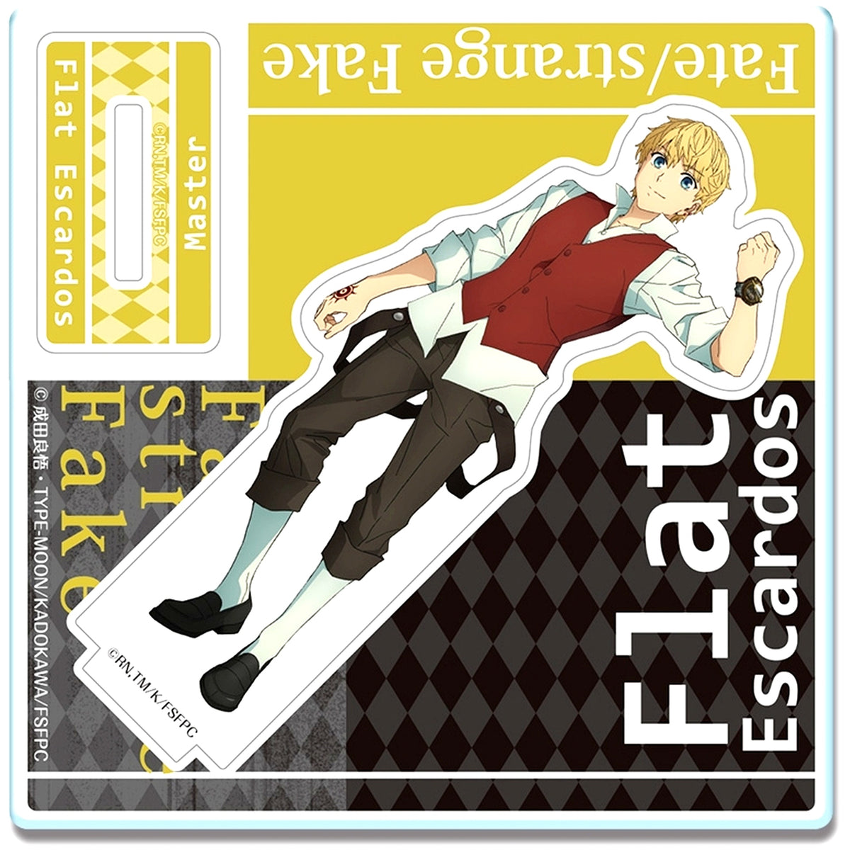 Design 06 Flat Escardos Little Acrylic Stand Fate/strange Fake [USED]