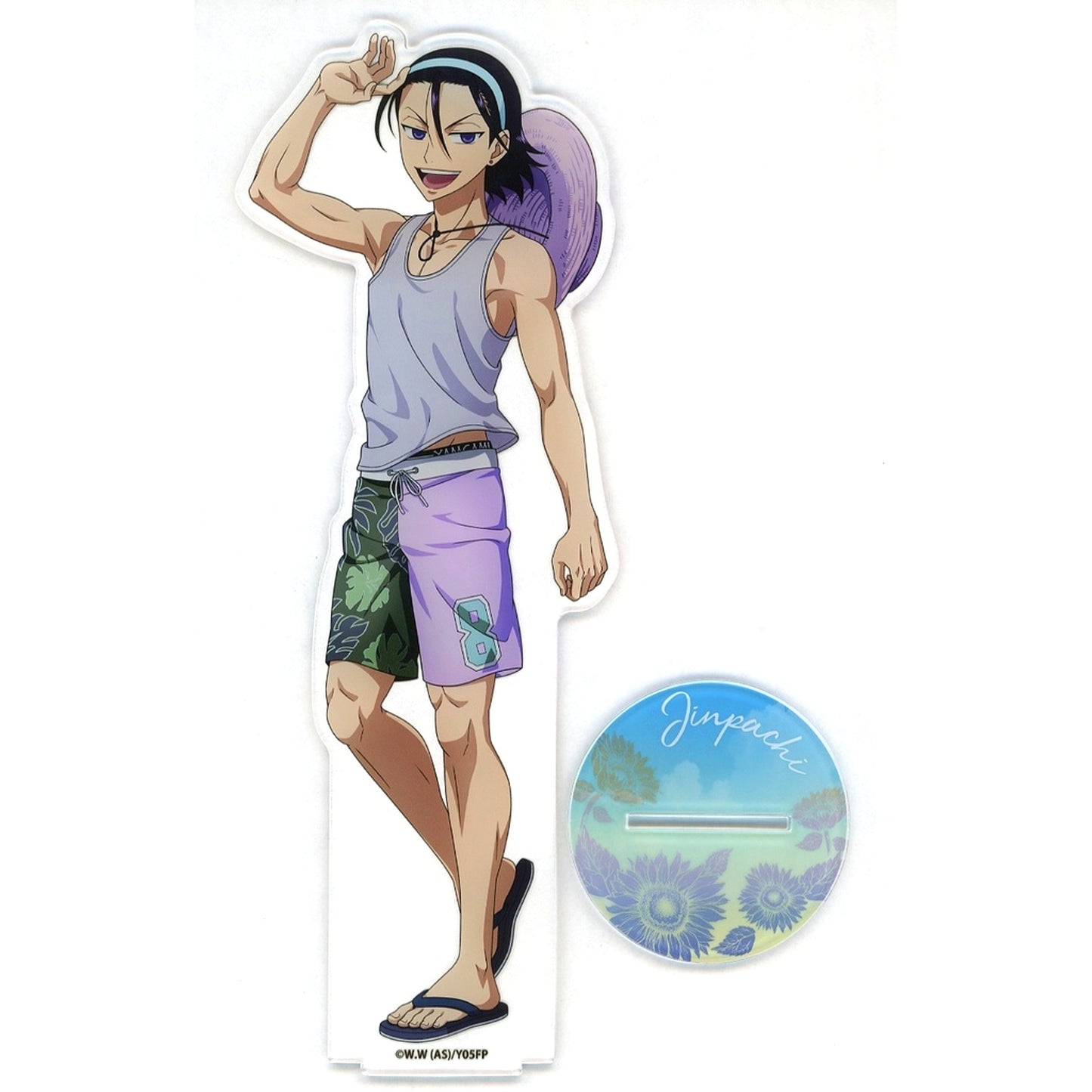 Jinpachi Todo BIG Acrylic Stand Summer Days Yowamushi Pedal LIMIT BREAK [USED]