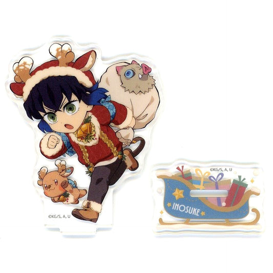 Inosuke Hashibira Demon Slayer x ufotable Cafe x Machi Asobi Cafe Christmas 2025 Random Acrylic Stand A [USED]