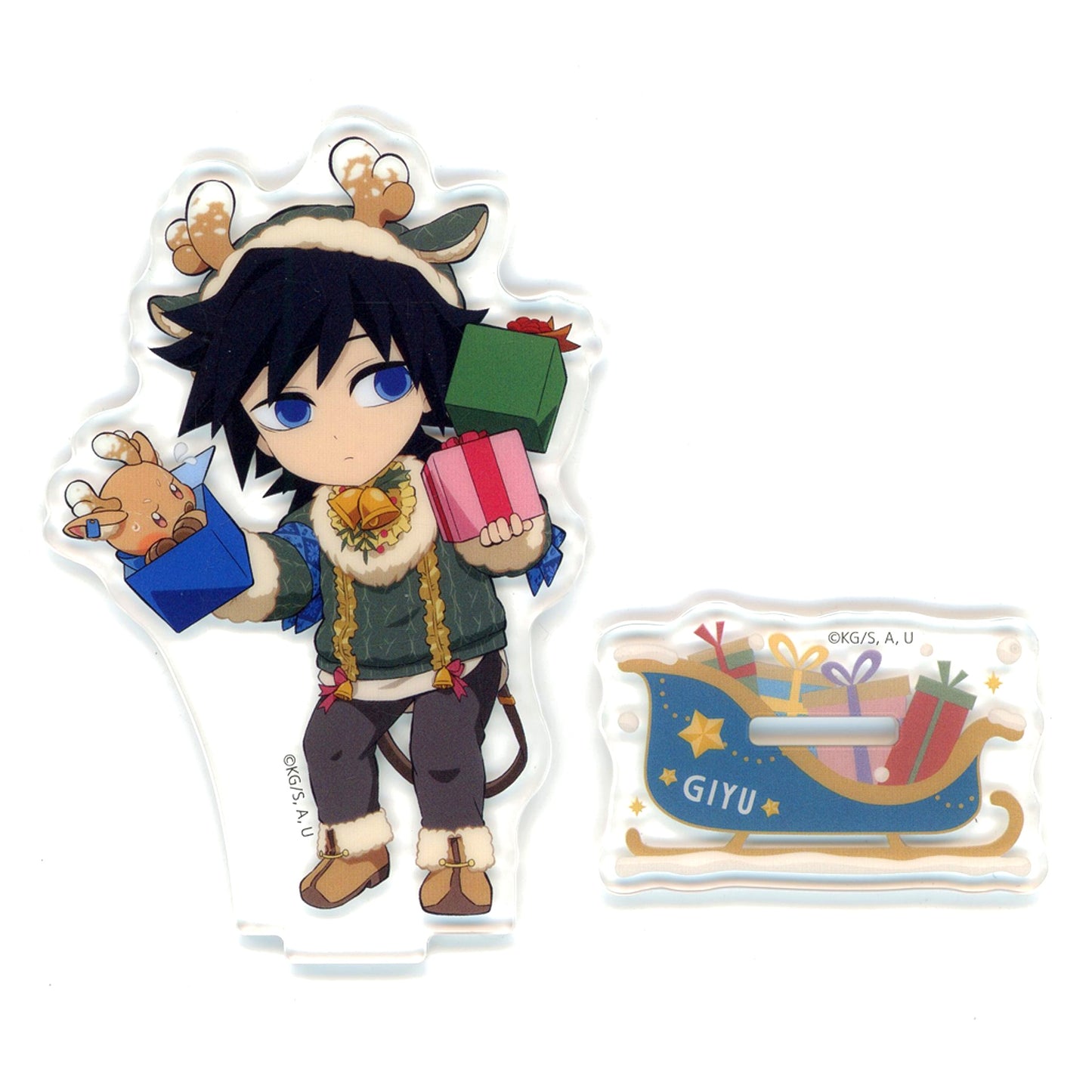 Giyu Tomioka Demon Slayer: Kimetsu no Yaiba x ufotable Cafe x Machi Asobi Cafe Christmas 2025 Random Acrylic Stand B [USED]
