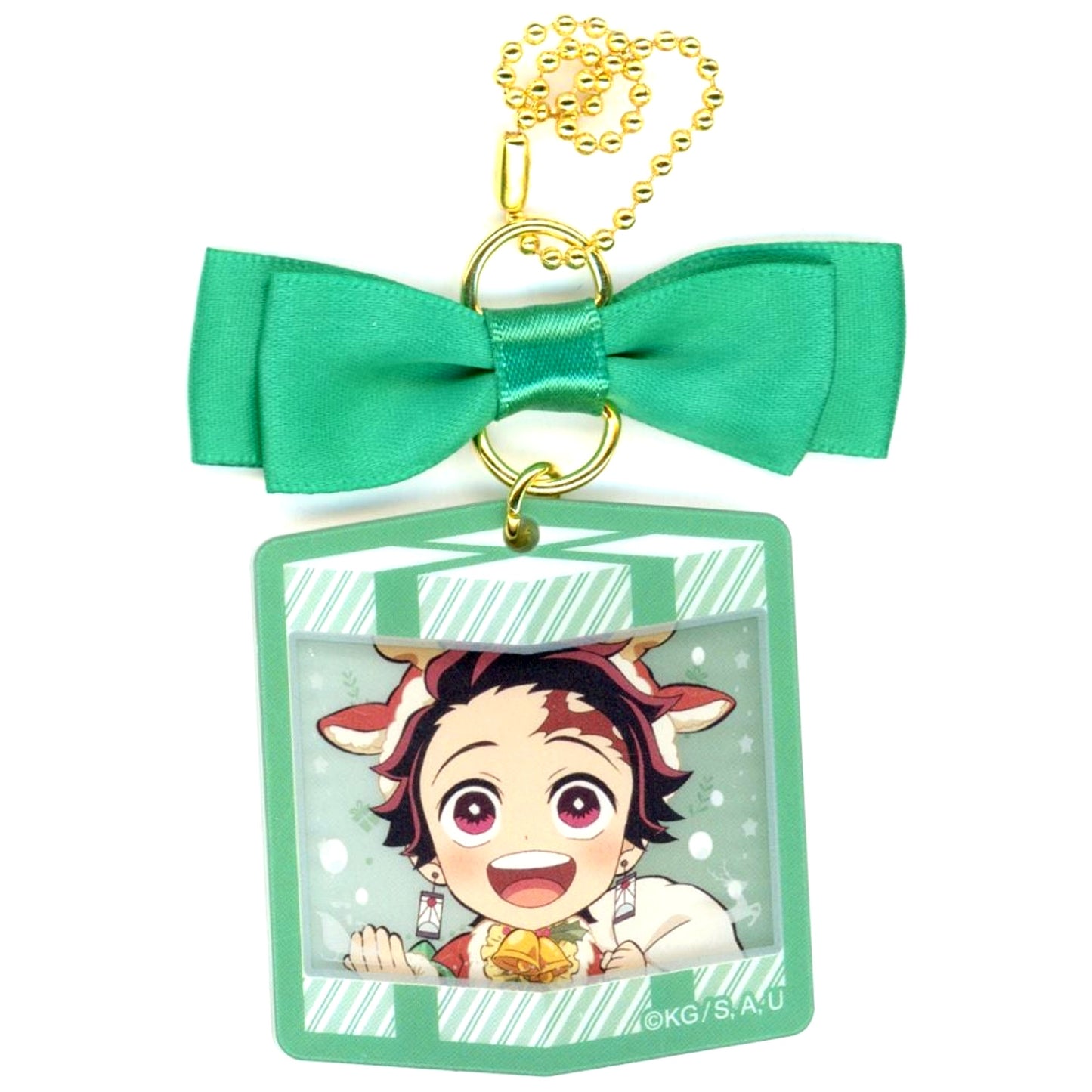 Tanjiro Kamado Demon Slayer: Kimetsu no Yaiba x ufotable Cafe x Machi Asobi CAFE Christmas 2025 Random Ornament Charm A [USED]