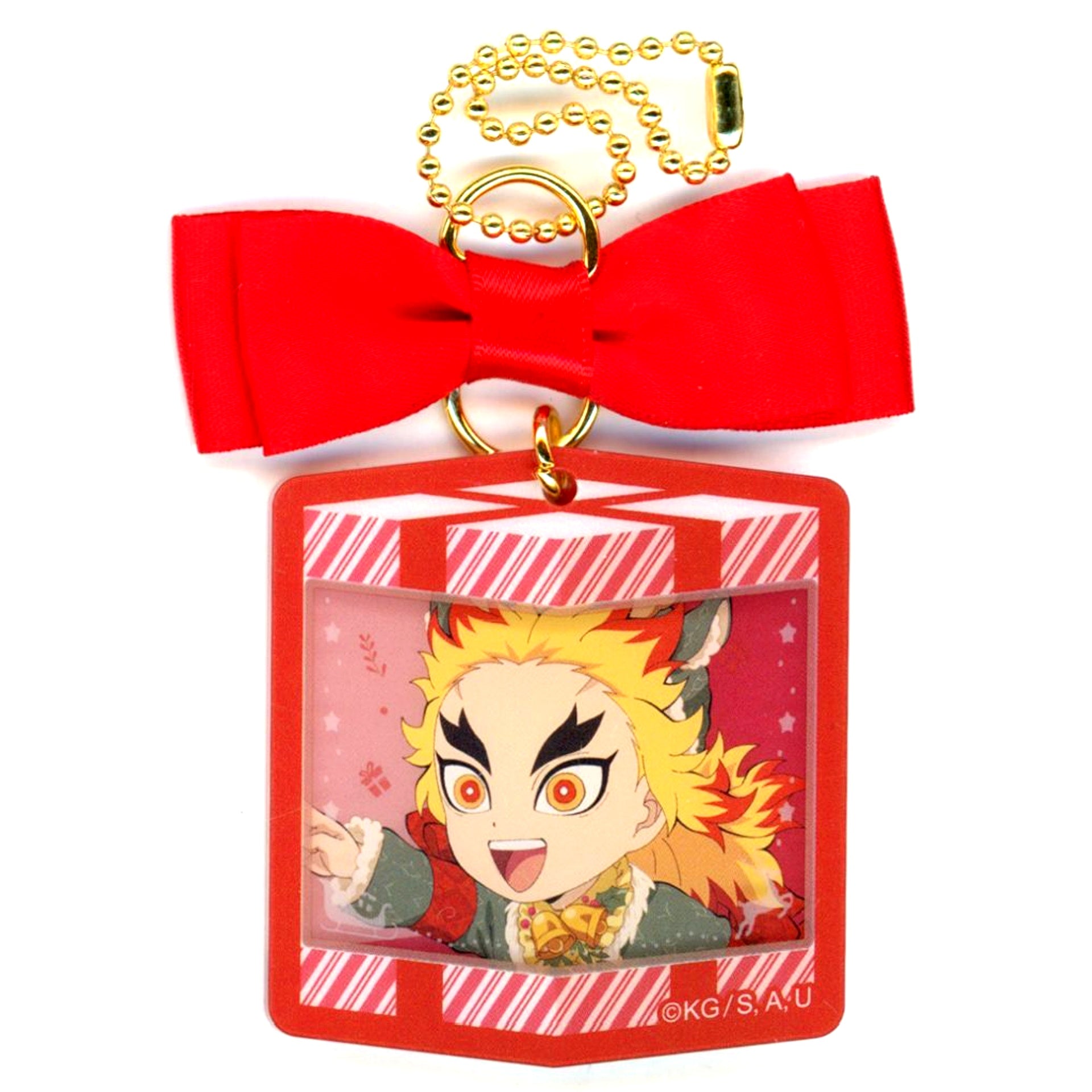 Kyojuro Rengoku Demon Slayer: Kimetsu no Yaiba x ufotable Cafe x Machi Asobi CAFE Christmas 2025 Random Ornament Charm B [USED]