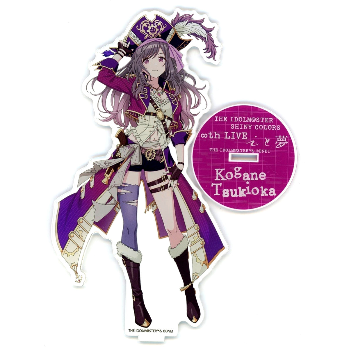 Kogane Tsukioka Infinity-th LIVE Ver. Official Acrylic Stand THE IDOLM@STER Shiny Colors [USED]