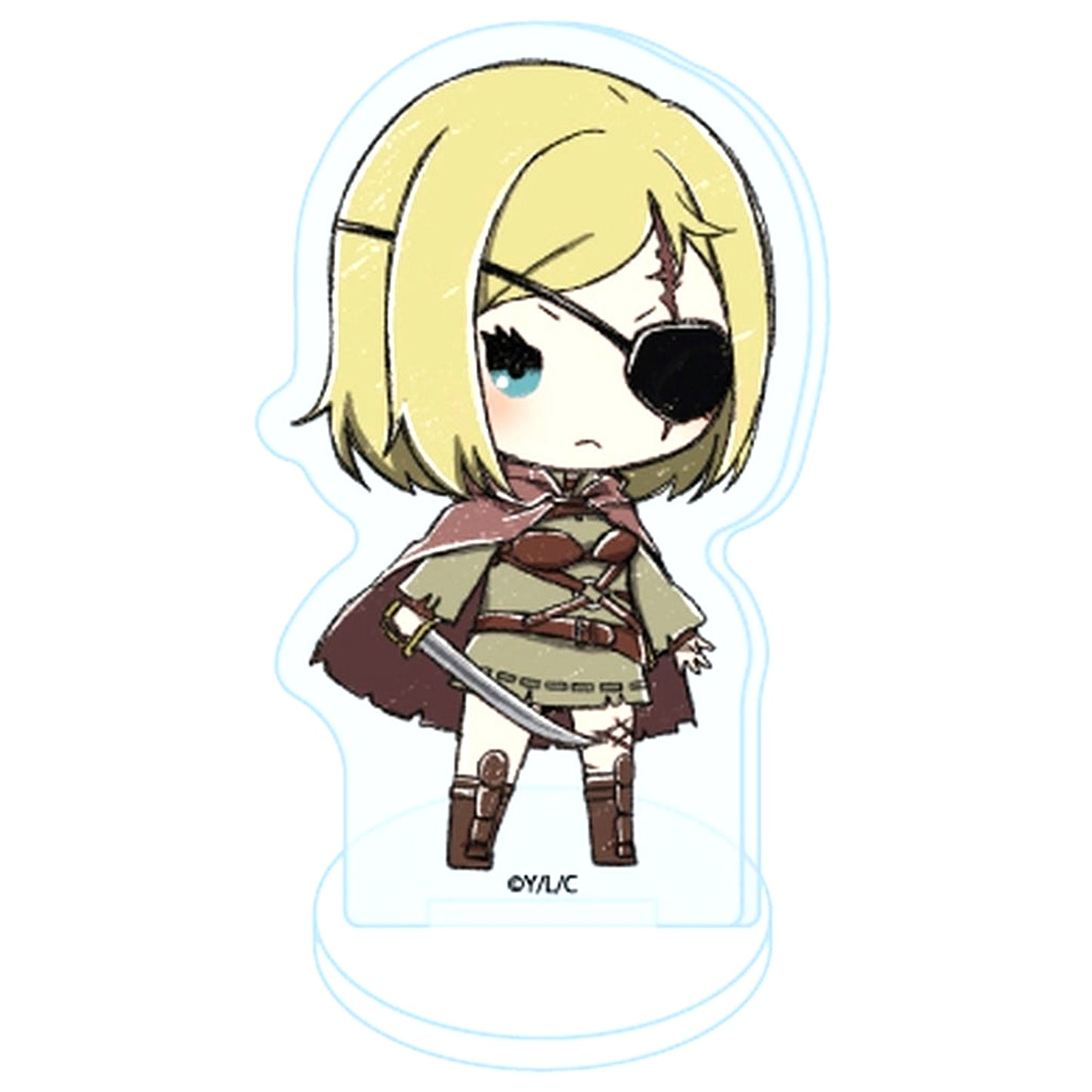Alicia Clevatess The King of Devil Beasts The Baby and The Brave of Undead 01. GraffArt Illustration Acrylic Petit Stand [USED]