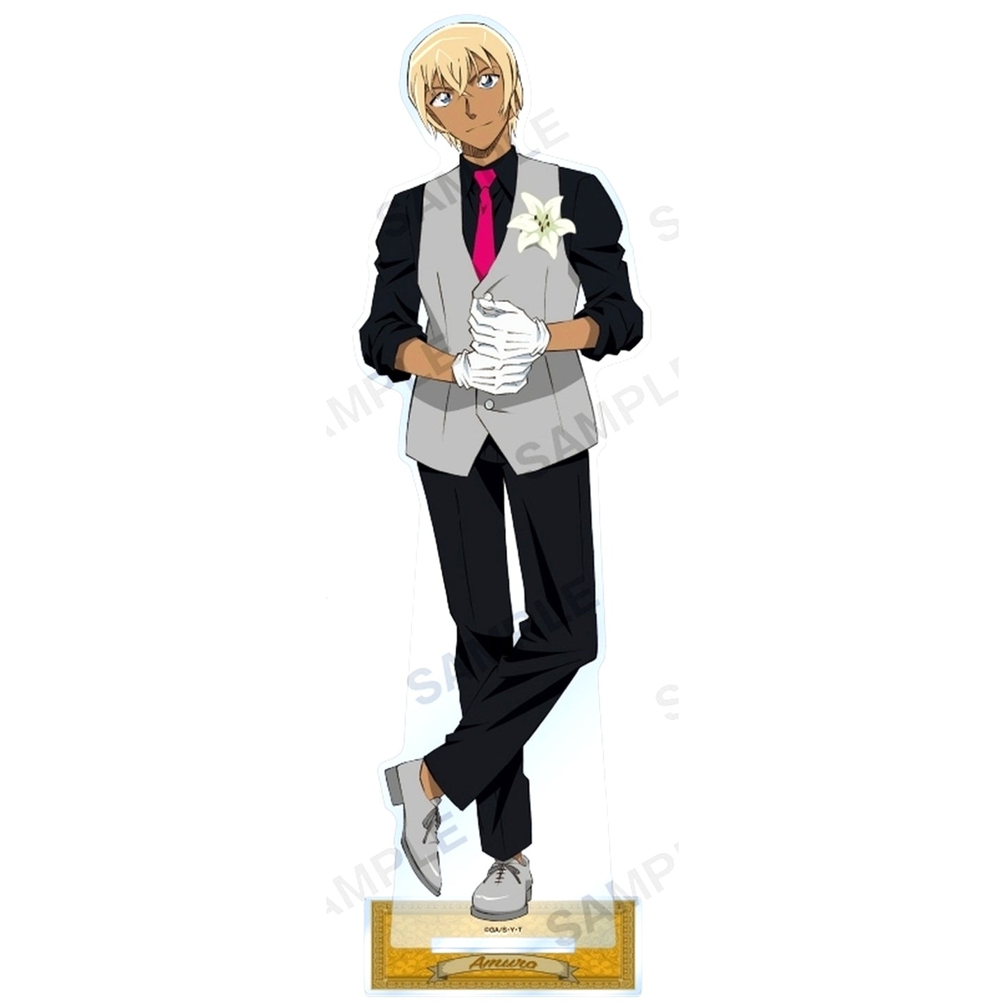 Toru Amuro Detective Conan Extra Large Acrylic Stand Blau Style Recolor Ver. [USED]