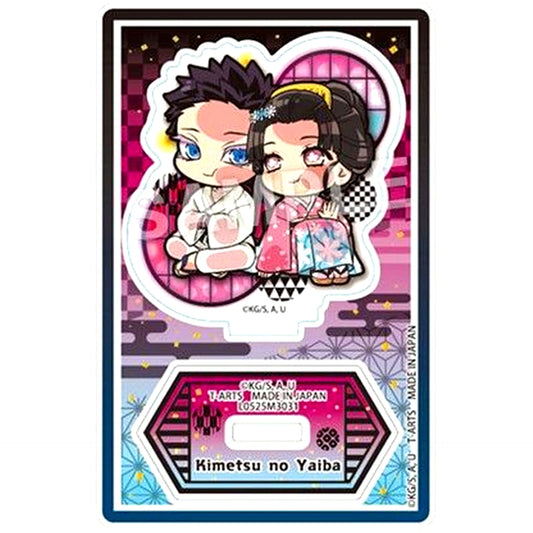 Hakuji & Koyuki Pita! Defome Demon Slayer The Movie Infinity Castle 2 Trading Acrylic Stand [USED]