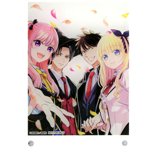 Group Special Acrylic Stand The Black Cat and the Witch's Classroom Vol. 9 & Vol. 10 Purchase Campaign Winner Prize [USED]