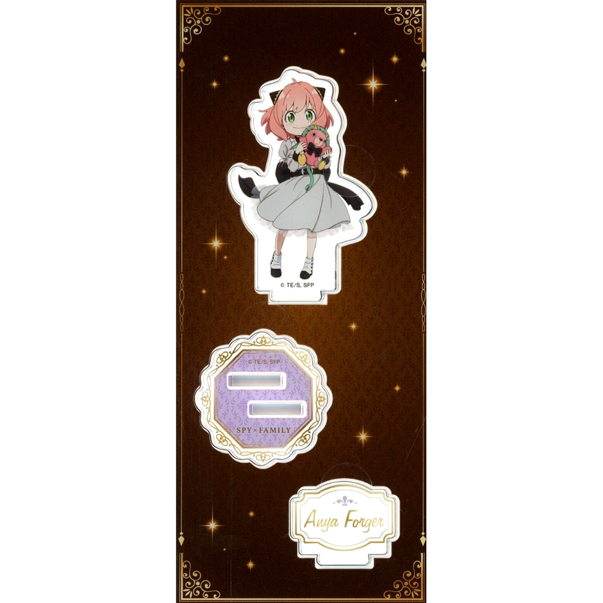 Anya Forger A Purple Base Acrylic Stand Monochrome SPY x FAMILY POP UP SHOP in Loft [USED]
