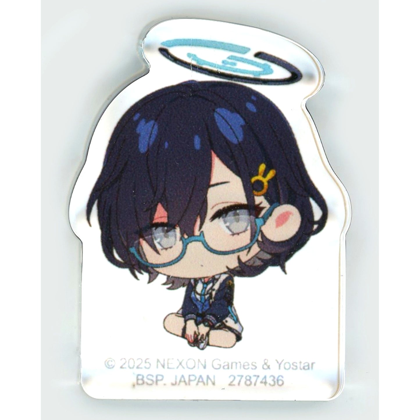 Chihiro Kagami Sitting Acrylic Block Blue Archive [USED]