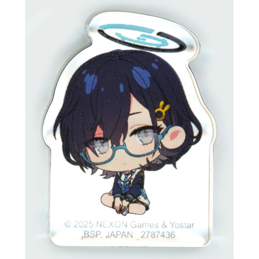Chihiro Kagami Sitting Acrylic Block Blue Archive [USED]