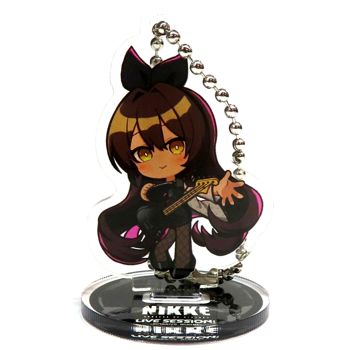 Noir Goddess of Victory: Nikke Acrylic Stand Keychain LIVE SESSION! Massive Burst [USED]