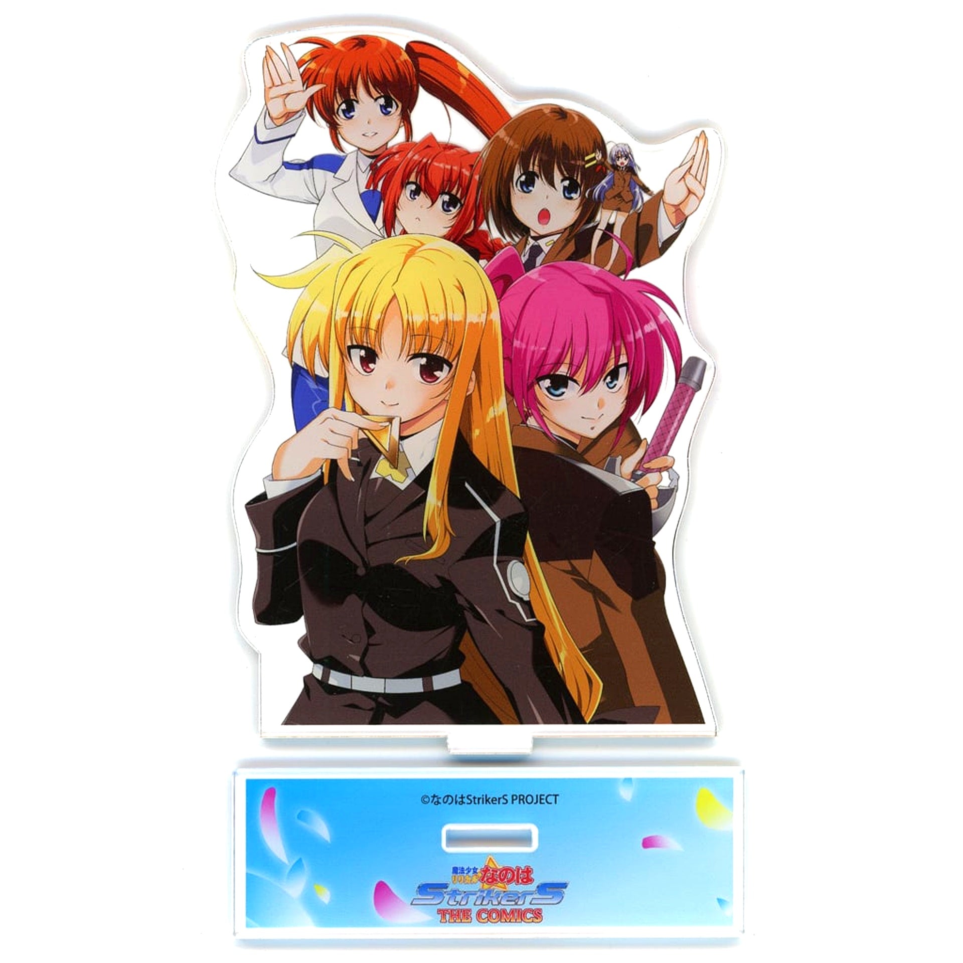 Group Original Acrylic Stand Bundle Bonus for Comics Magical Girl Lyrical Nanoha StrikerS The Comics New Edition Vol. 1 Gamers Ltd Edition [USED]